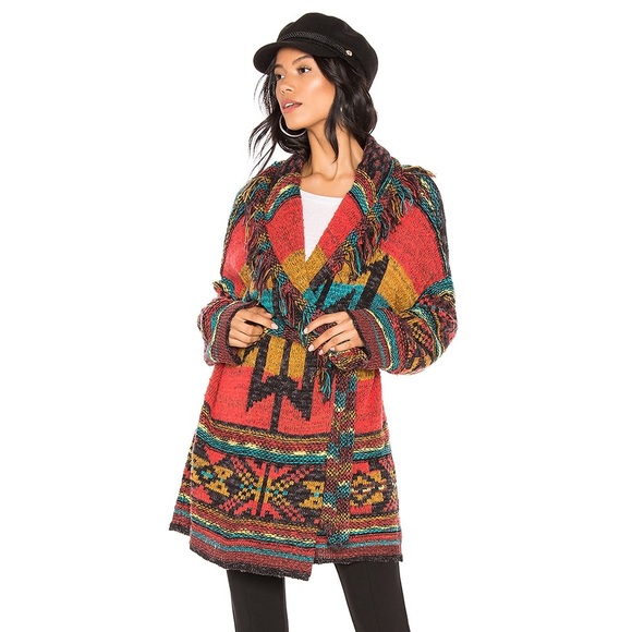 NWOT Free People Wild Wild West Cardigan Sweater M/L Z207-32 - Picture 2 of 9